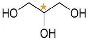 glycerol.kiral.stjerne